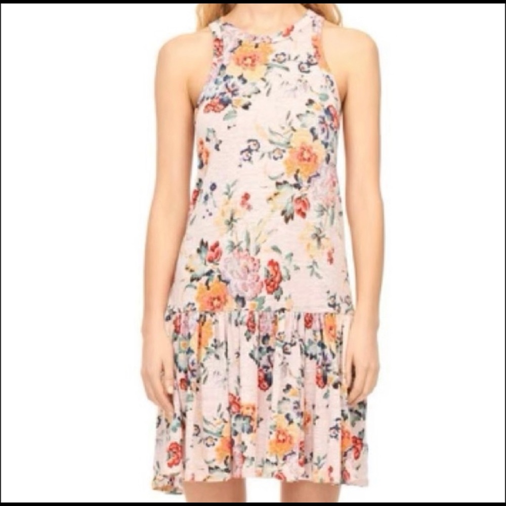 Rebecca Taylor Floral Tank Dress Sz M